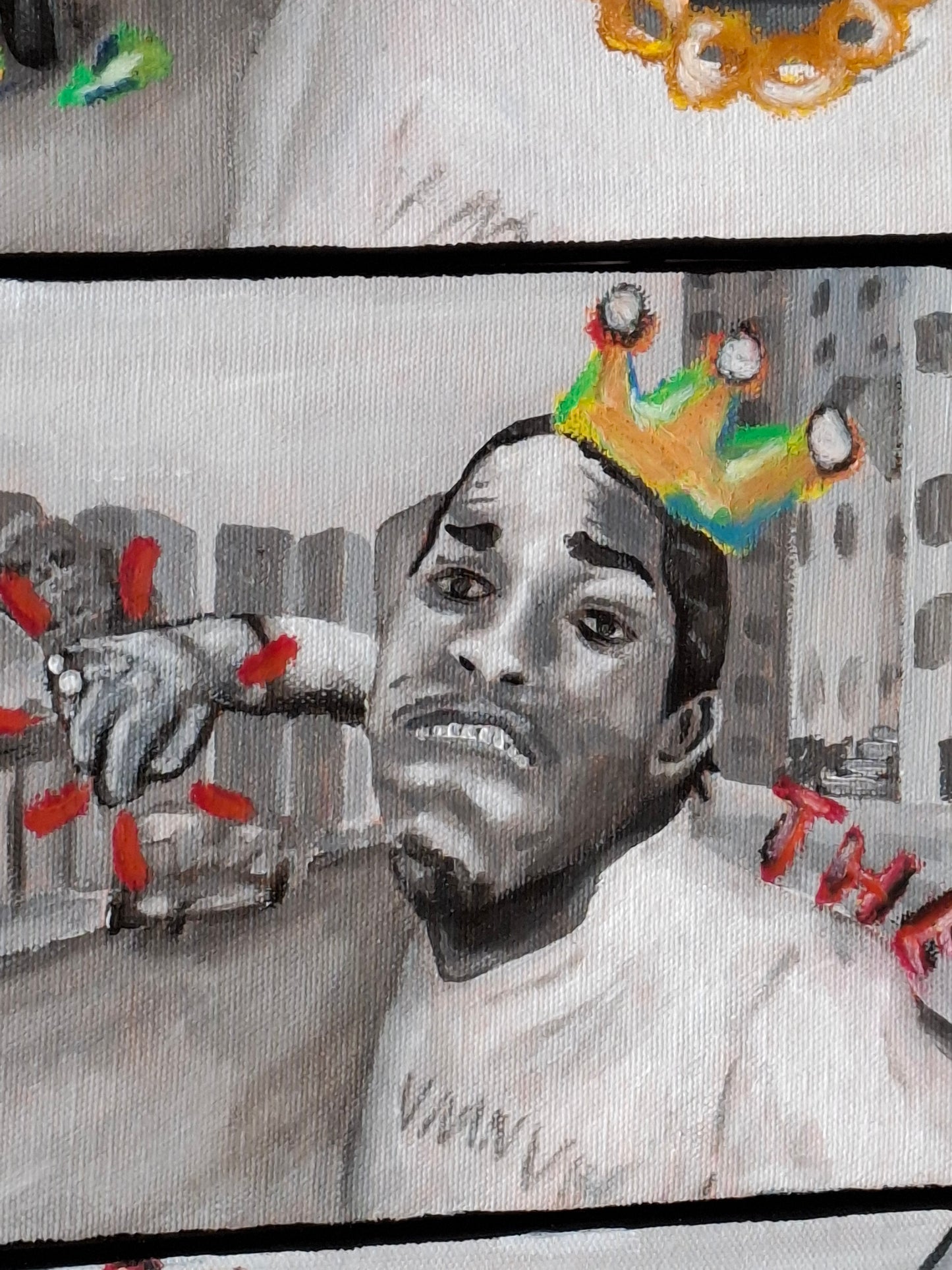 Running the Streets - Original Painting/Mini series