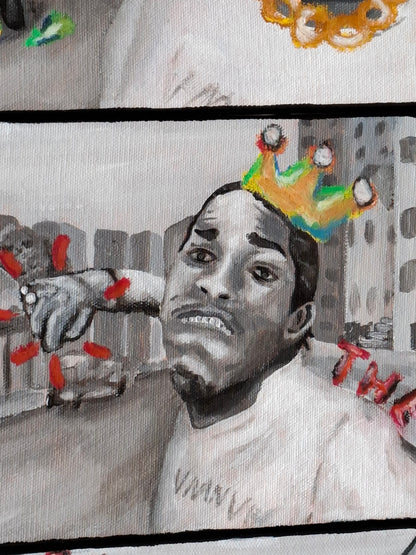 Running the Streets - Original Painting/Mini series