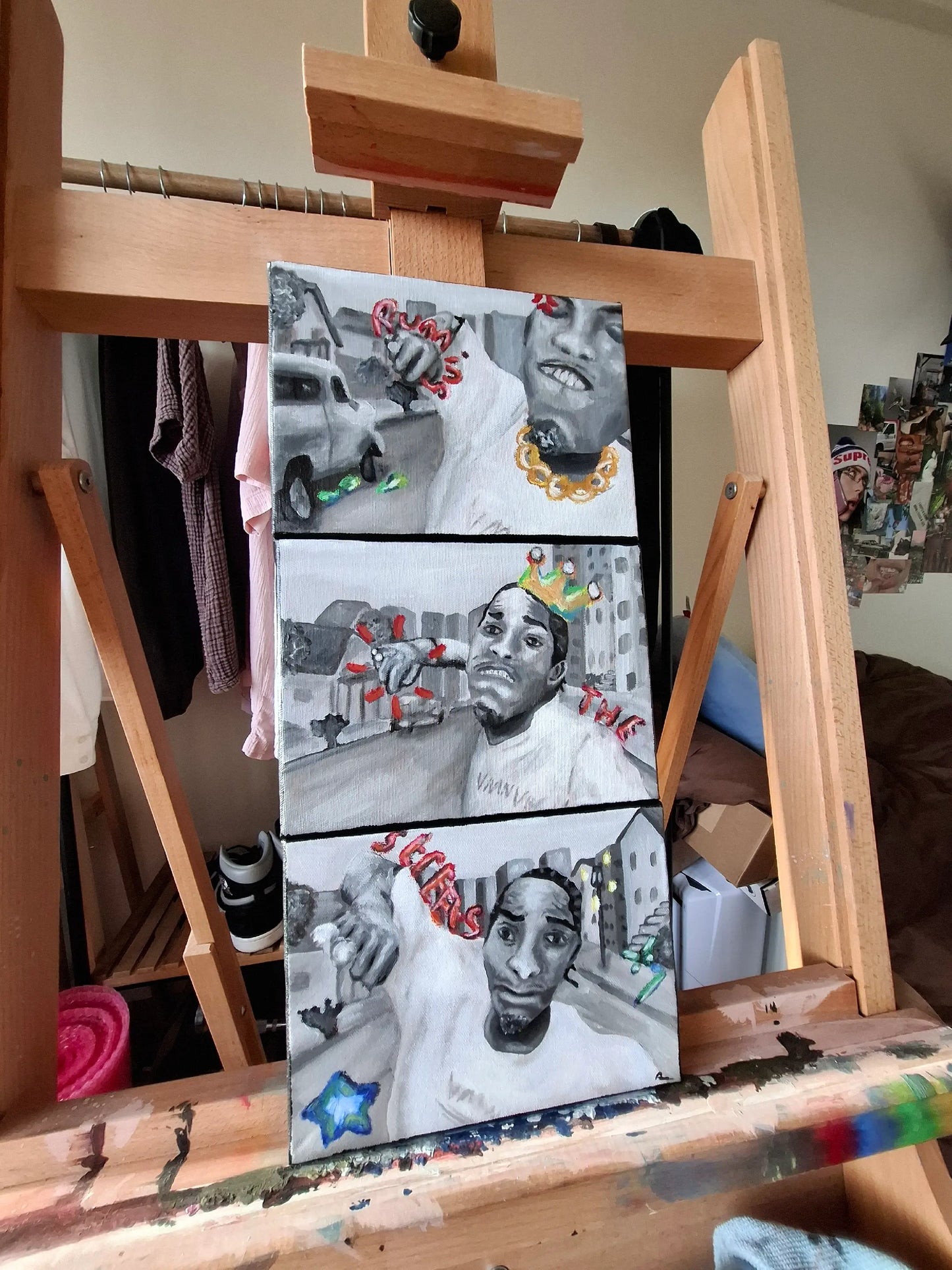 Running the Streets - Original Painting/Mini series