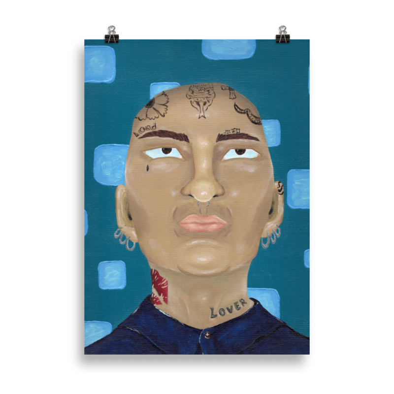 Asian Tattoeoer - Abstract Urban Art Print