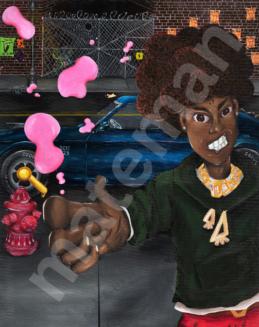 Caught "PINK" Handed - Original Painting