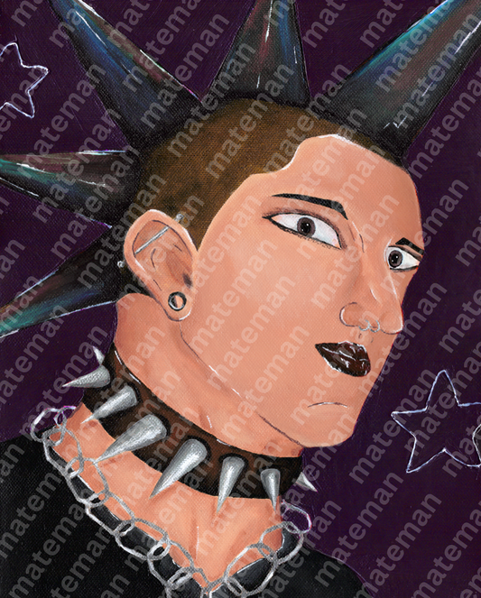 Art Print watermark Punk Rabbit