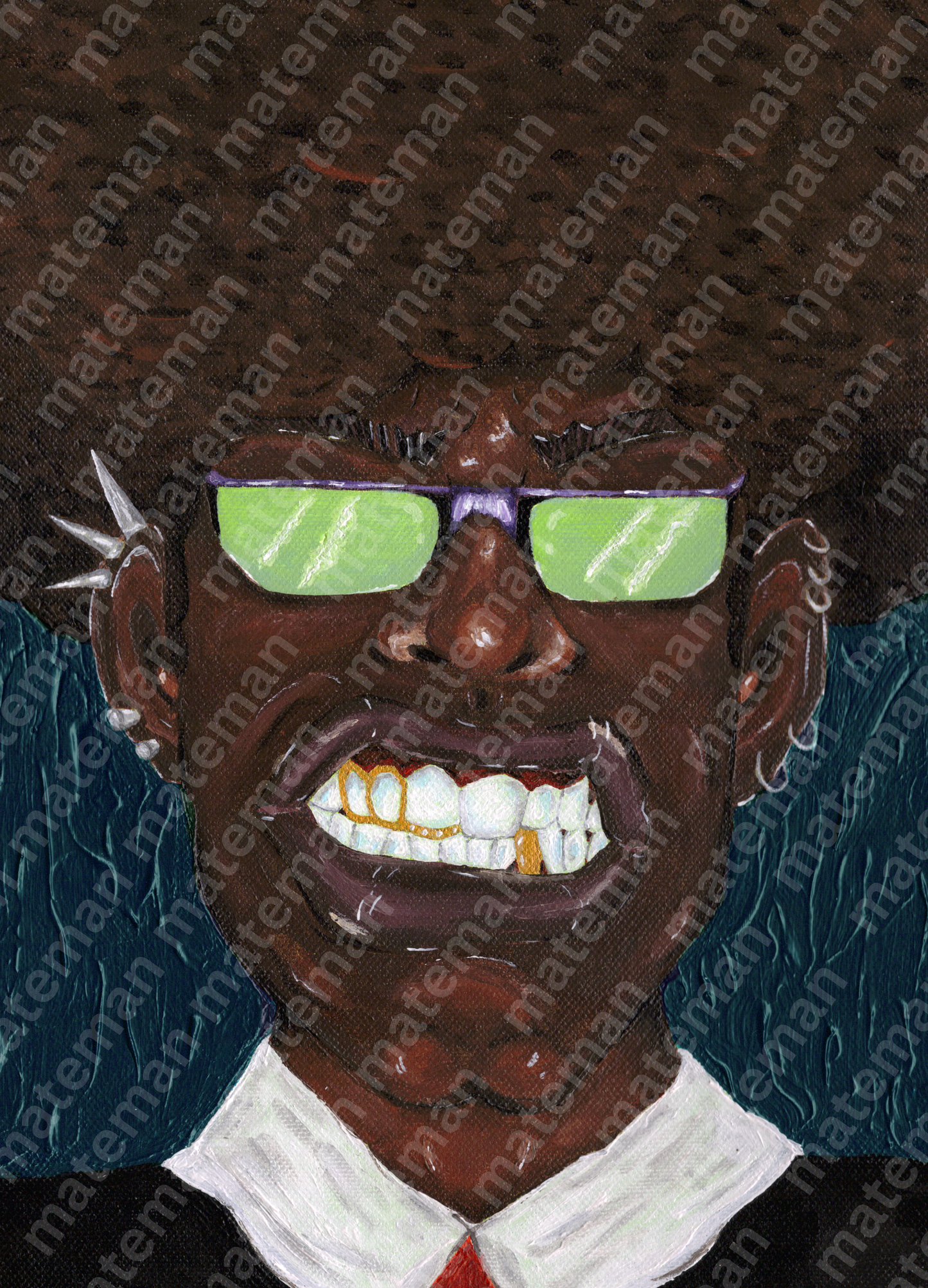 The African Boss - Abstract Urban Art Print