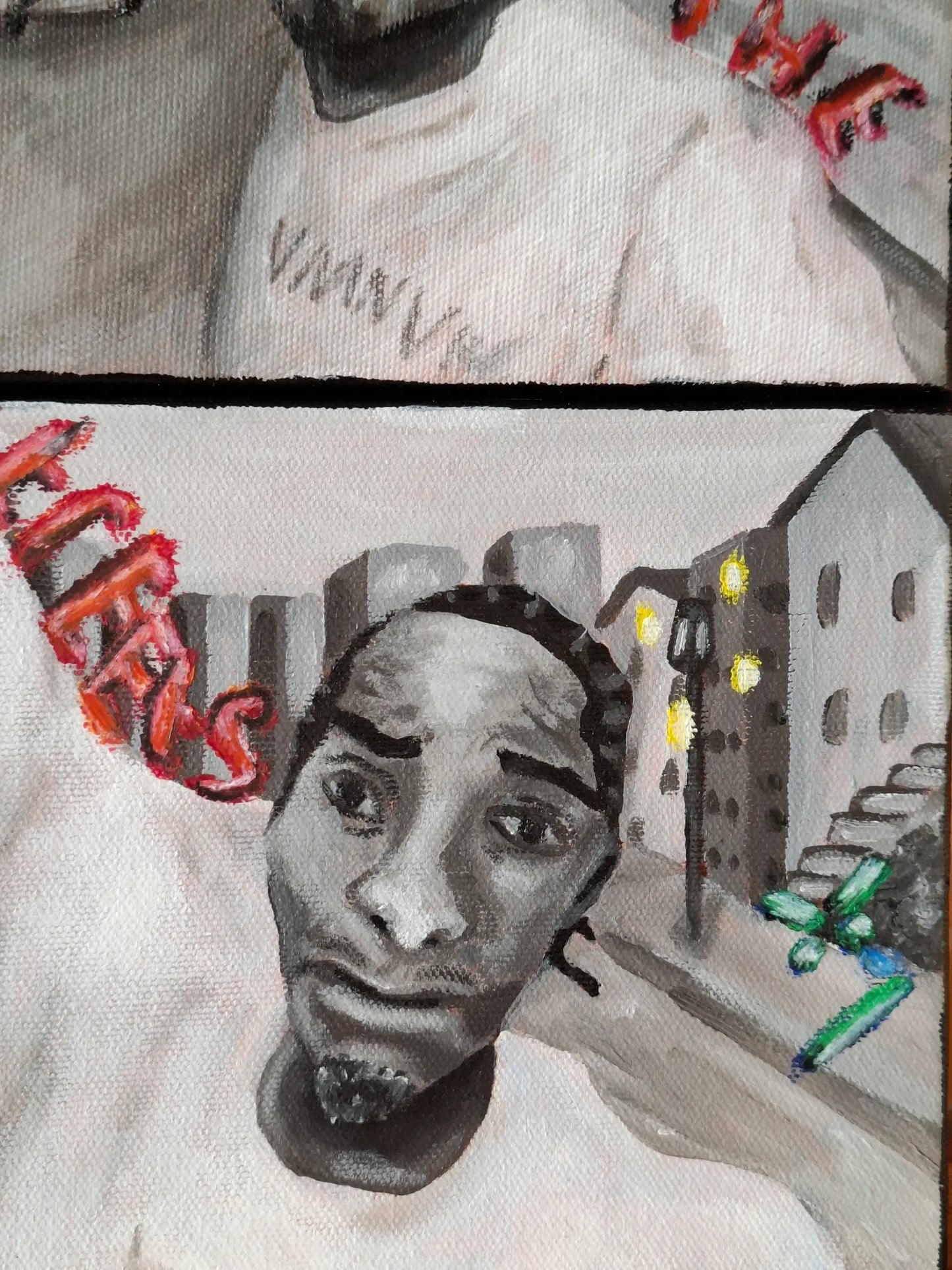 Running the Streets - Original Painting/Mini series