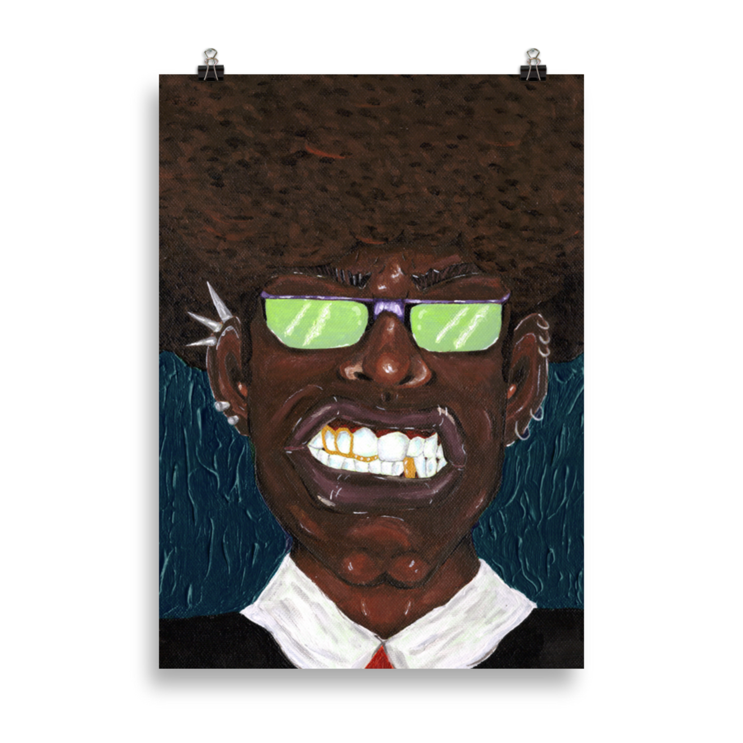 The African Boss - Abstract Urban Art Print