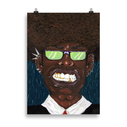 The African Boss - Abstract Urban Art Print