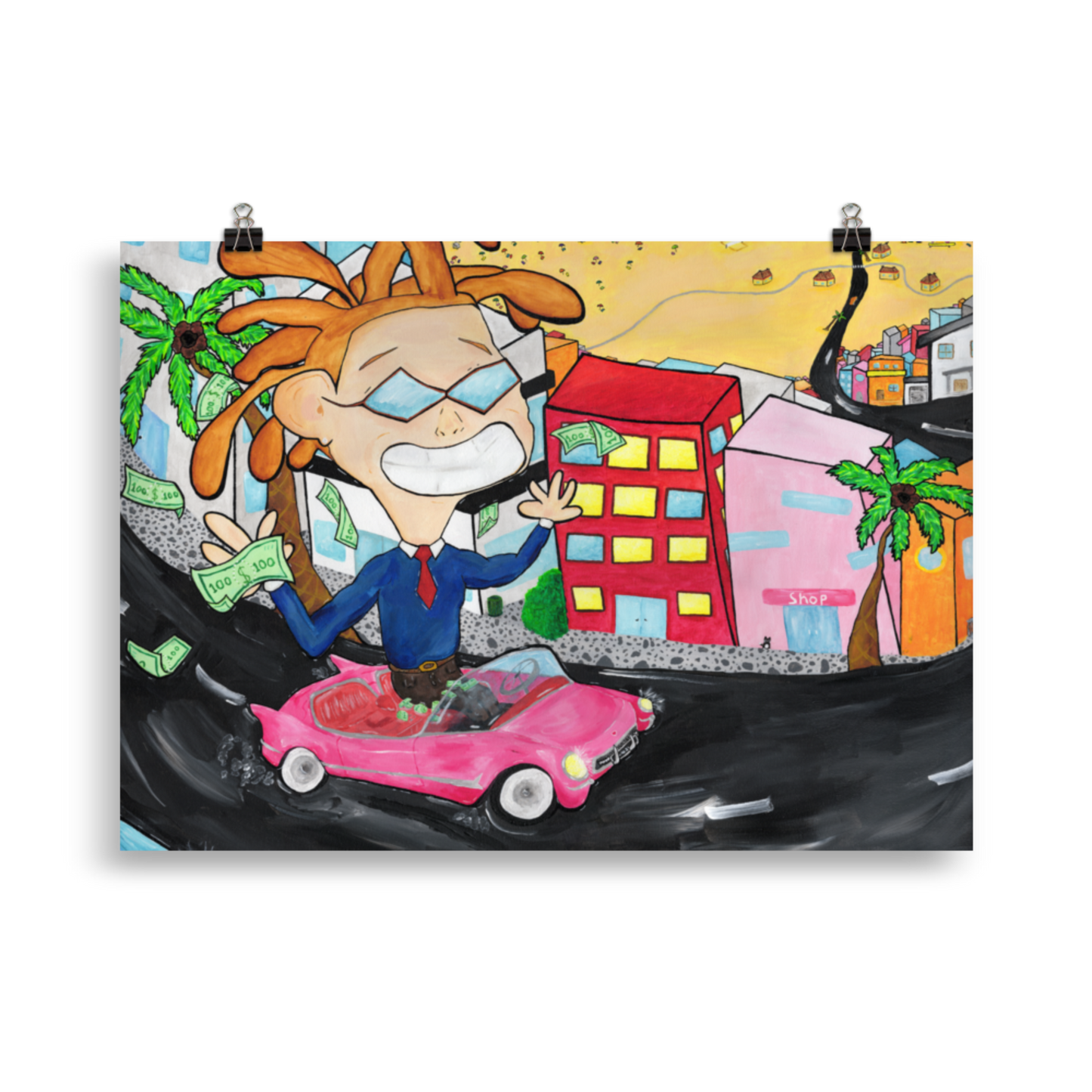 The American Dream - Abstract Urban Art Print